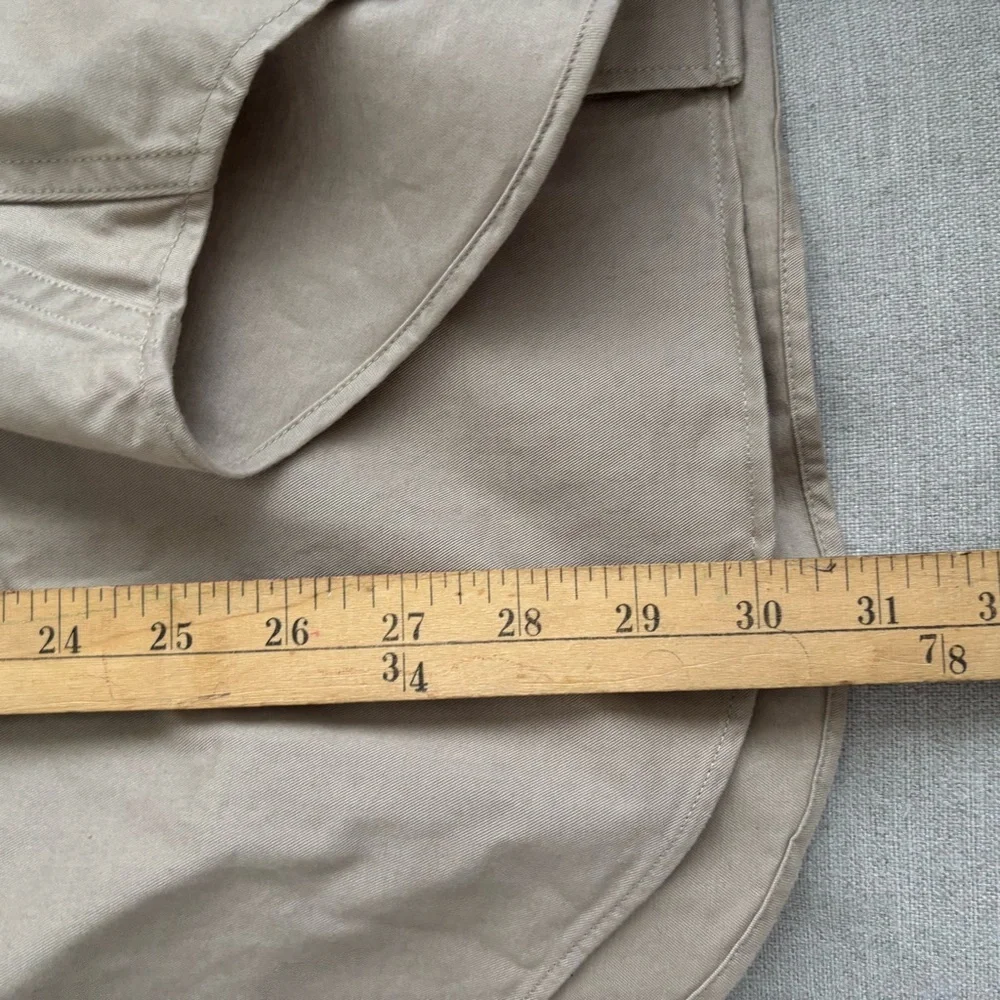 Banana republic Men's Beige Button-Up Size Large Organic Cotton Shirt